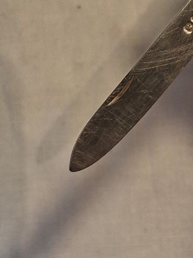 6 Inch Sterling Silver Mother of Pearl Victorian Fruit Knife