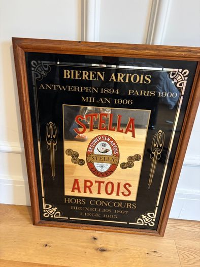 Collection of 6 Vintage Pub Mirrors - Powers, Macardles, Tullamore Czar Vodka, Heineken