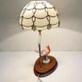 Lovely Tiffany style lamp with glass shade Image 3