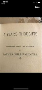 A Years Thoughts