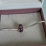 Pandora purple ladybug murano glass charm in great condition Image 6