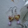 Heart earrings,Handmade earrings.Valentine's Day.Gift Image 3