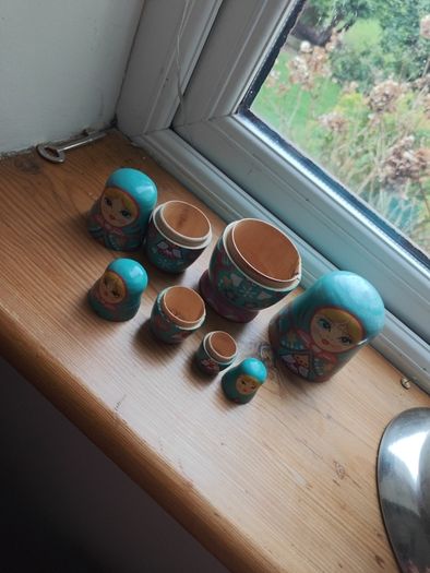 wooden stackable Dolls