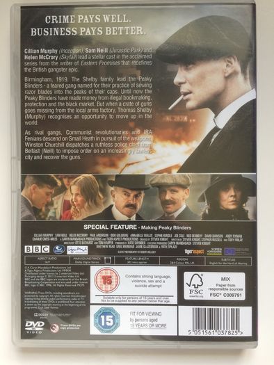 Peaky Blinders - Series 1 (2013) [DVD TV Boxset]