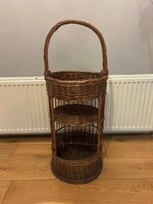 Vintage Wicker Bar