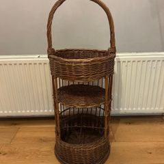 Vintage Wicker Bar