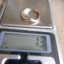 Solid 375 Gold  Yellow Gold 9c, Shadow Band Stacking Wedding Ring 1,3g Image 9