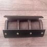 Watch case: 3-slot leather travel watch roll Image 2