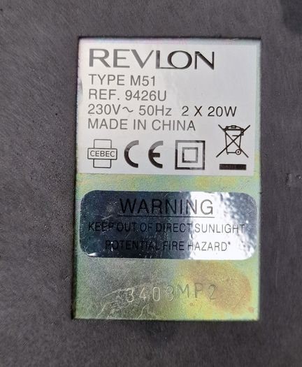 Revlon make up mirror with bulbs