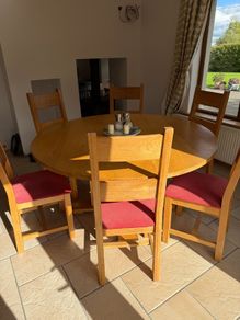 Round Dining Table and Chairs