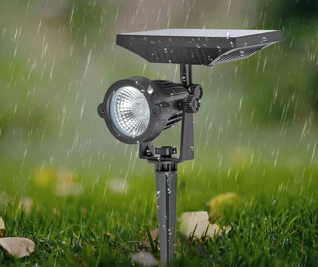 Solar Spike Light Warm White