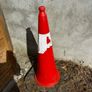 Big red traffic control cone Image 2