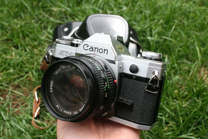 Canon AT-1 with 50mm F1.8 Ideal Student / Starter 35mm Film Camera