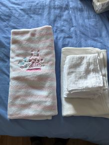 baby blankets and feeding cloths
