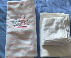 baby blankets and feeding cloths