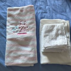 baby blankets and feeding cloths