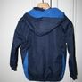Navy and Blue Hooded Fleece Lined Football Jacket Age 6 - 7 Years Image 2