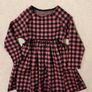 Girls Pink Check Dress Image 5