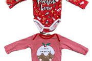 Christmas Baby Top/Vests  3-6mths