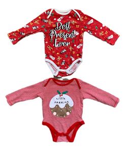 Christmas Baby Top/Vests  3-6mths