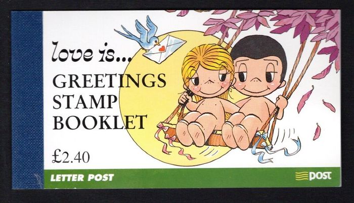 1998 Ireland Greetings IRP2.40 Commemorative Stamp Booklet Mint Never Hinged (MNH). Hibernian HB65