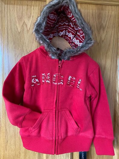 Brand New Dunnes Stores Red Angel Hoodie | 4 years