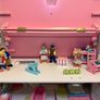 Wooden Dolls House, Car and Playground Set Image 2