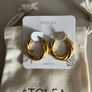 Atolea Twisted Hoop Earrings Image 4