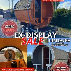 Ecohome Log Cabins Barrel Sauna