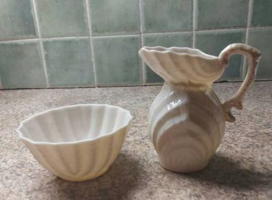 Beleek Jug & Sugar Bowl