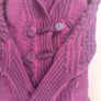 ladies aran cardigan Image 4