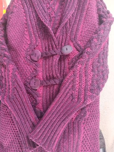 ladies aran cardigan