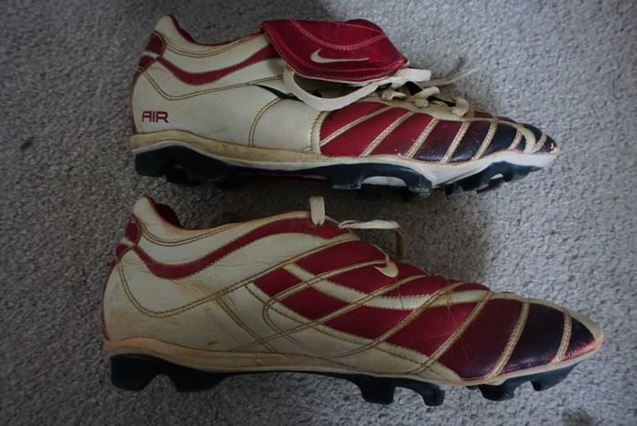 Football Boots Nike Air Zoom Total 90 I White/Red (2000) Size 10UK FG