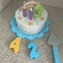 Wooden Toy Birthday Cake Image 2