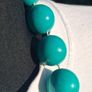 Turquoise Beaded Sterling Silver Necklace Image 9