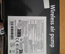 Cordless tyre inflator
