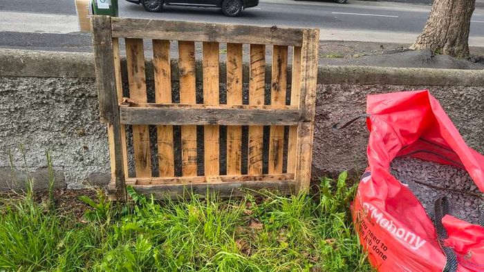 1 Free wooden pallet
