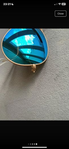 Rayban polarised aviator sunglasses