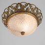 FLASH SALE ! Was 395 Now 320 ! Vintage 1960s French Brass & Cut Glass Statement Light Image 4