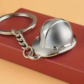 Construction Hat Keyring