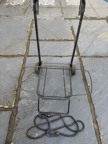 portable folding baggage trolley