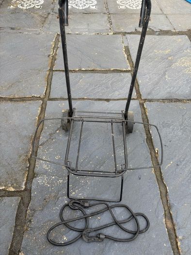 portable folding baggage trolley