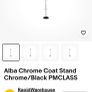 Alba Chromy coat stand hanger Image 6
