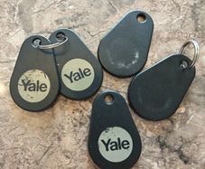 5 Yale RFID Key Tags for Conexis Smart Lock