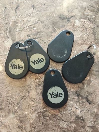 5 Yale RFID Key Tags for Conexis Smart Lock