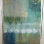 Green large abstract painting Image 3