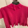 Ladies Pink Cardigan Image 2