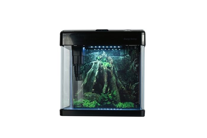 Aqua Nova Aquarium Set NT-19 Black 19L LED Light And Filter