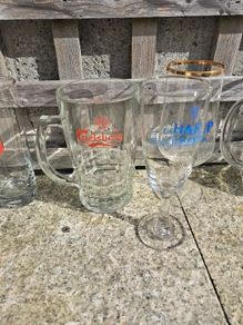 1960 70's beer Glasses