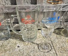 1960 70's beer Glasses